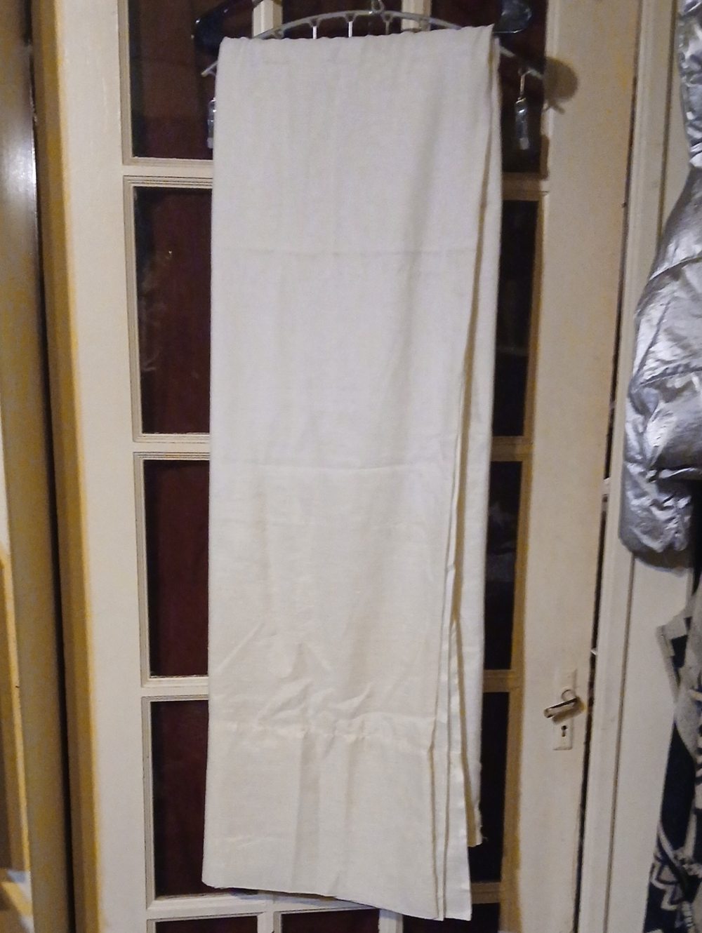 Source Unknown Cream Curtain Panel